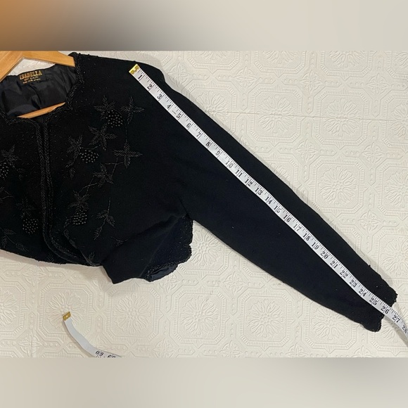Women’s Lambswool Black Beaded Sweater from Isabella - Picture 16 of 16